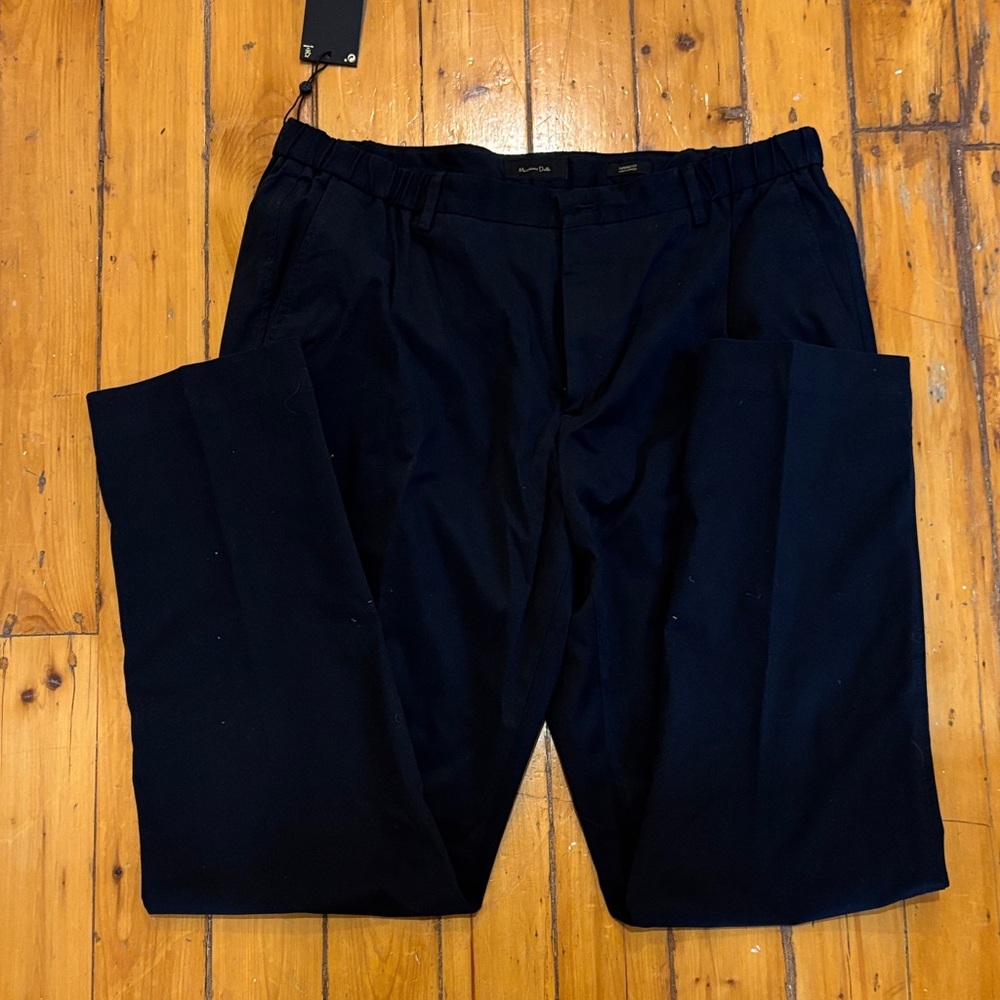 NWT Massimo Dutti Black Men's Dress Pants